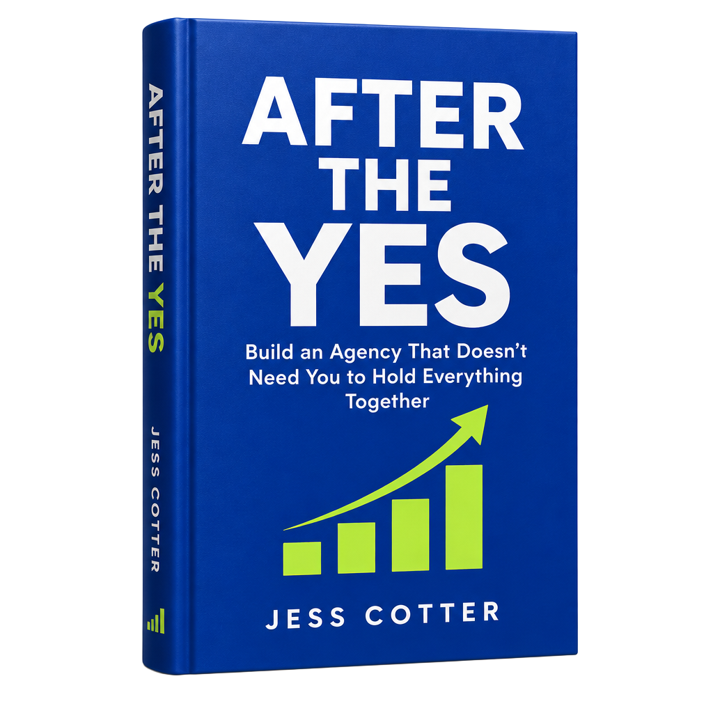 After the Yes book cover by Jess Cotter